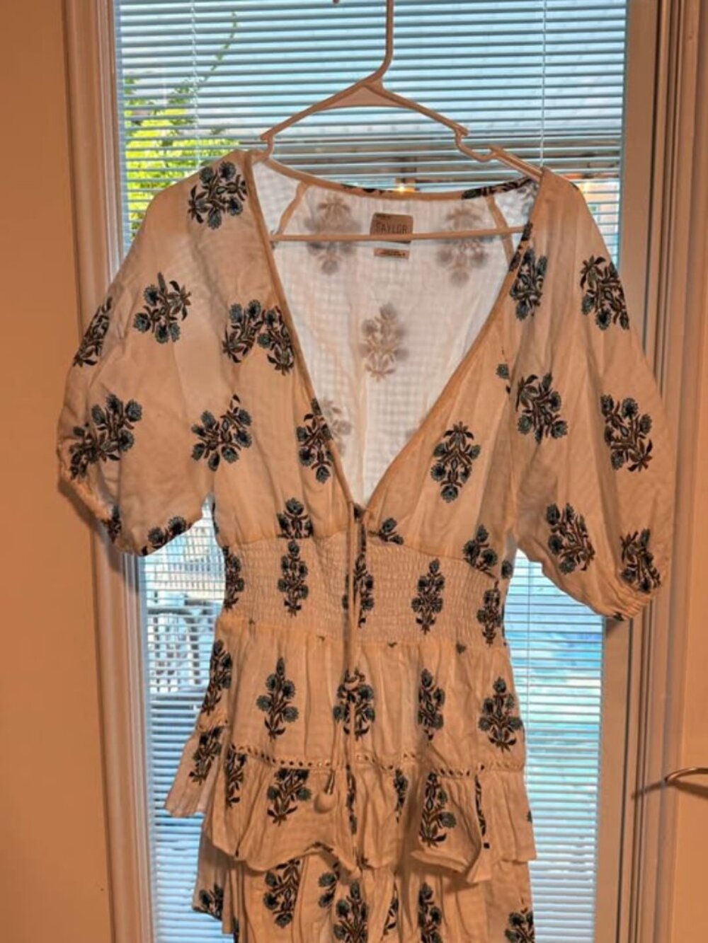 Saylor Floral Tiered Mini Dress